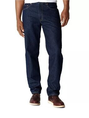 SOLD 🎉🎉NWT Signature by Levi Strauss Relaxed Straight Jeans - Dark Blue 36 x 30